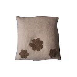 Jute Thread Work Cushion Cover