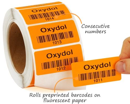 Pre Printed Barcode Labels