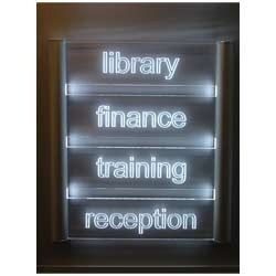 Acrylic Glow Sign Board