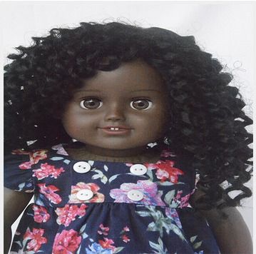 Frida Cute Curly Hair Girl Doll For Vinyl Doll