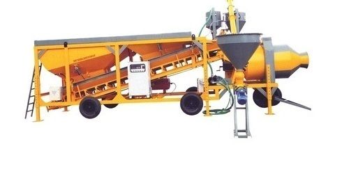 Batching Plant With Reversible Mixer