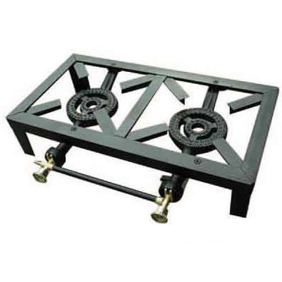 Double Burner Commercial Gas Stove