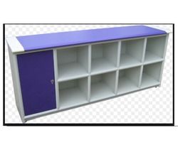 Wooden Purple Colour Cupboard