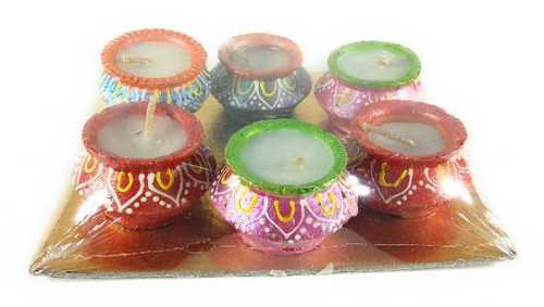 Clay Handi Wax Diya