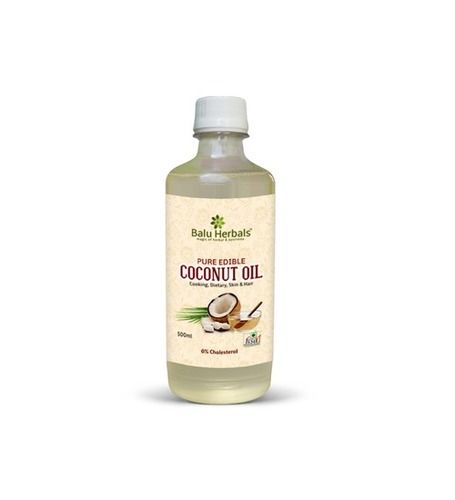 Pure Edible Coconut Oil 500ml at Best Price in Hyderabad | Balu Herbals ...