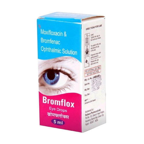 Bromflox Eye Drops (Moxifloxacin Bromfenac)