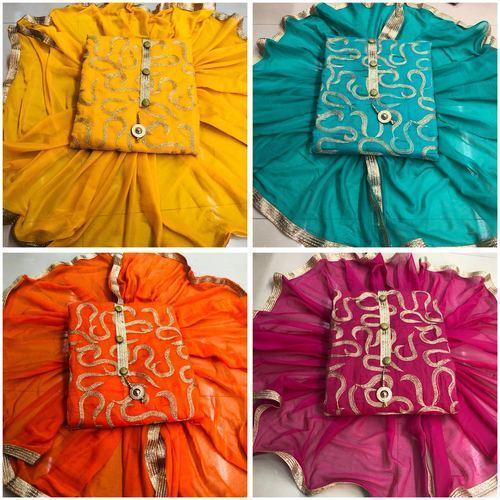 Embroidered Salwar Suit Dress Materials
