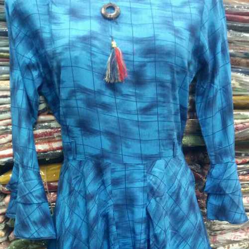 Ladies Short Rayon Kurtis