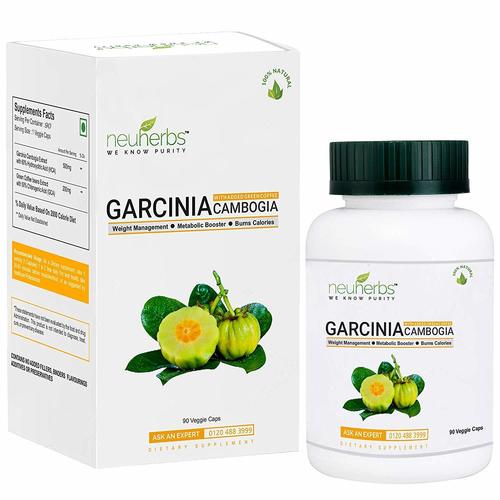 Neuherbs Garcinia Cambogia with Green Coffee Beans Extract 700 mg for weight Management - 90 Veg Capsules