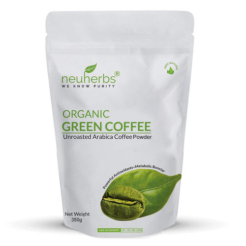 Neuherbs Organic Green Coffee Beans Powder for Weight Management 350 g
