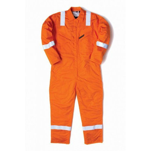 Polyester Orange Color Industrial Uniform