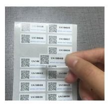 White Qr Code Adhesive Labels