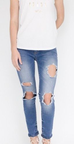 curvy ripped jeans