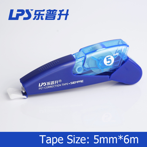 Correction Tape Pen - Titanium Dioxide, 5mm x 6m, Green/Blue/Rose/Black/White | Instant Correction, Eco-Friendly, Refillable, Mess-Free Design, Comfortable Grip