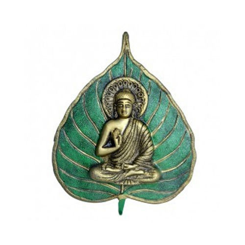 Buddha On Leaf Wall Hanging