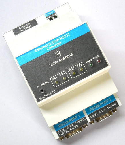 Ethernet Dual Serial RS232 Converter