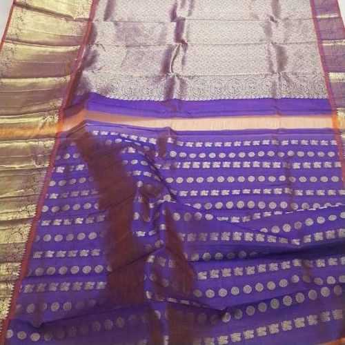 Pure South Indian Silk Sarees - Printed Design, Custom Color and Size | Women''s Warranty Included