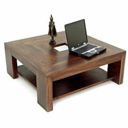 Square Shape Wooden Central Table