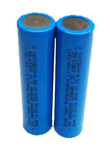 2200 Mah Rechargeable Li-Ion Cell 18650 3.7V