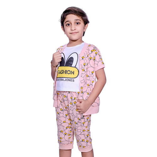 Cotton Boys Half Sleeve Nightwear