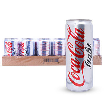 Coca Cola Light Soft Drink (24 Cans Per Carton)