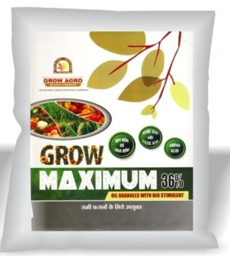 Grow Maximum Oil Granules with Biostimulant