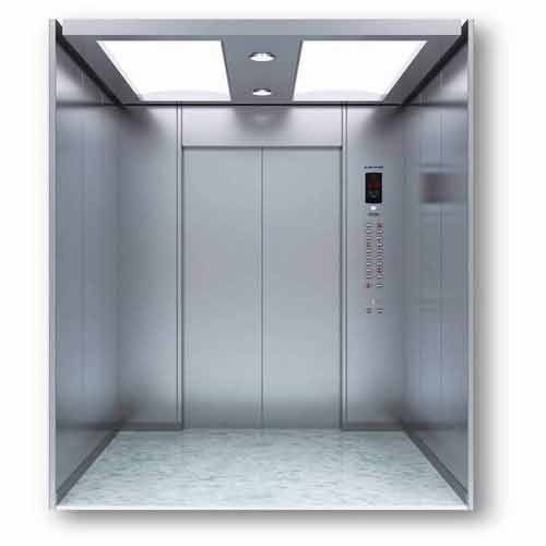 Stainless Steel Automatic Elevator - AC Drive, Geared Traction, Max Speed 2-5 m/s | Accommodates 8-10 Persons