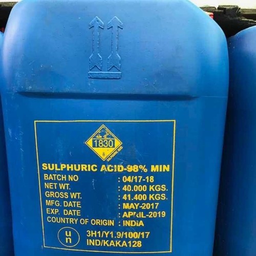 Sulphuric Acid 98% - Battery & Commercial Grade | Organic Sulfonic Acid Type, Leading Exporter & Manufacturer