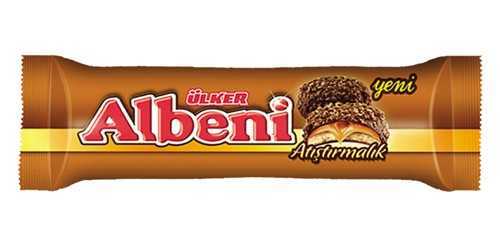 Albeni Chocolate Coated Caramel Biscuits 72gr