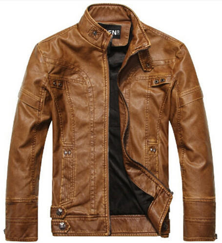 Full Sleeve Branded Leather Jacket