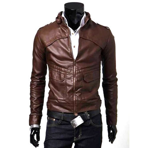 Gents Slim Fit Leather Jacket