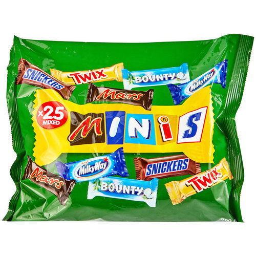 Mixed Minis Chocolate Candy Bar 500Gr X25