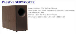 Speakers (Passive Subwoofer)