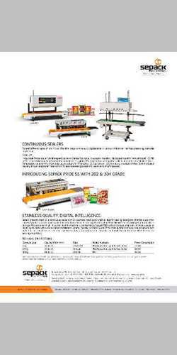 Automatic Sepack Sealing Machines