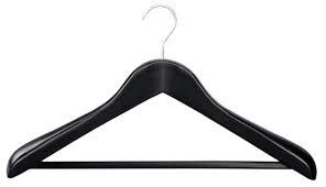 Garment Black Wooden Hanger