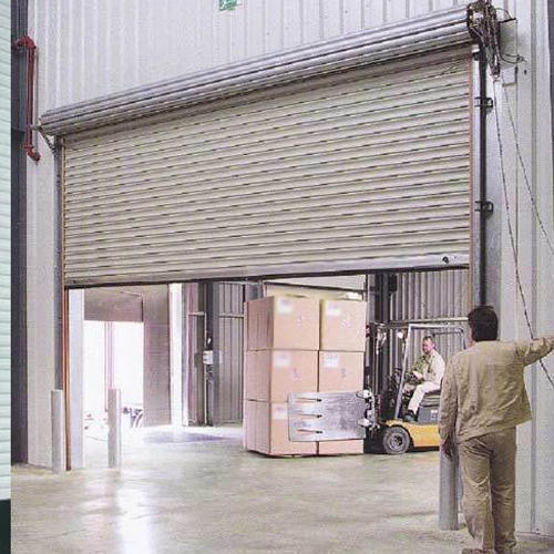 Motorised Steel Rolling Shutter - Durable Steel Fabrication, High Quality Performance, Ideal for Security Solutions