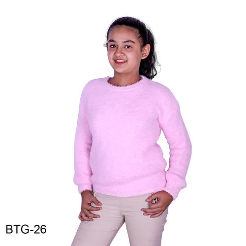 Pink Winter Top For Girls