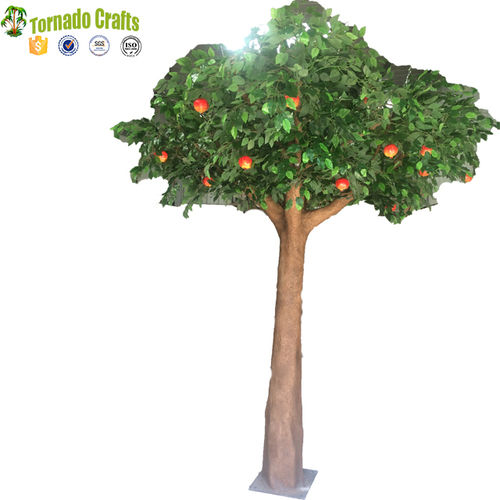 Green Color Artificial Fruit Tree Customized Artificial Guava Tree