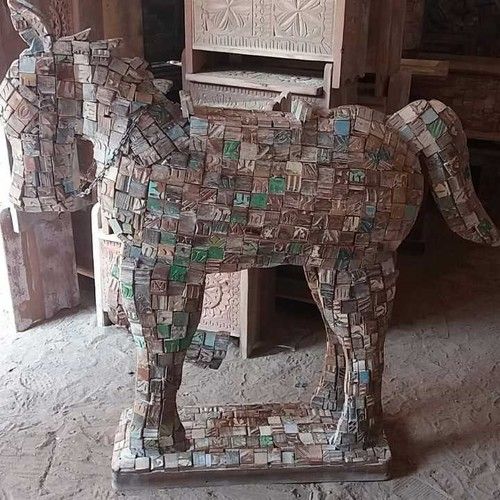 Antique Wooden Horse 