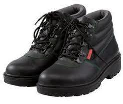 Mens Black Color Safety Shoes