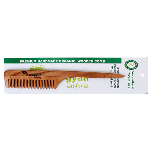Organic Premium Herbal Asadirachta Indica Travel Home Long Handle Comb