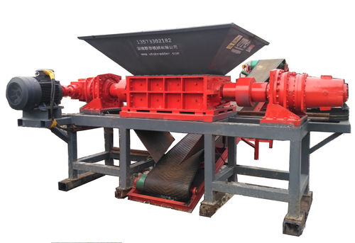 Double Shaft Shredder Plastic Shredder, Tyre Shredder Sheet Capacity: 1800Kg