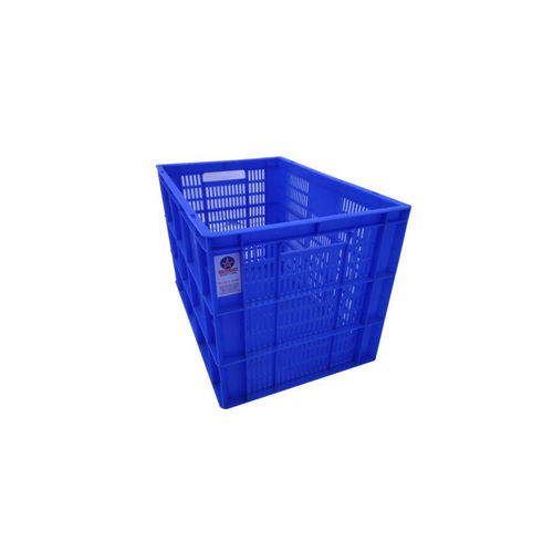 Plastic Crate - Hdpe, 600 X 400 X 425 Mm, Blue | Versatile Design, High-quality Material