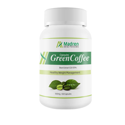 Green Coffee 500 Mg. Capsules Shelf Life: 3 Years