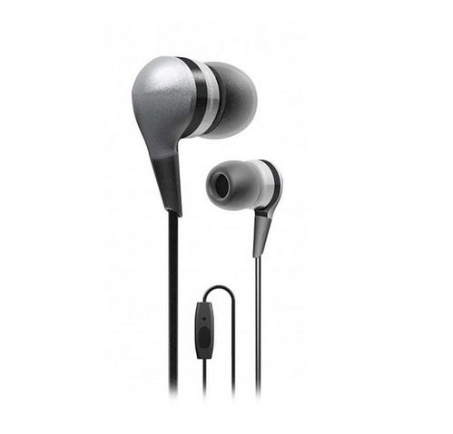 In-Ear Headphones With In-Line Mic (Black)