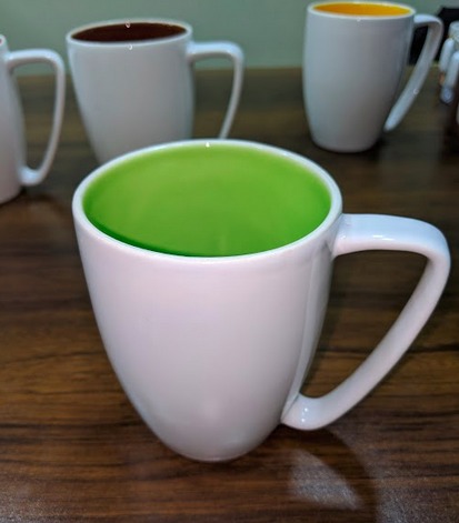 Porcelain Milk Mug With Branding