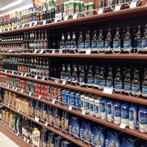 Supermarket Wooden Shelves