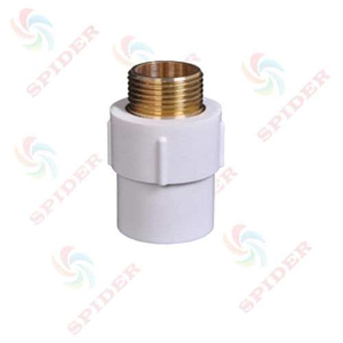 White Color UPVC Brass MTA