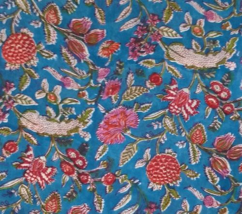 Casual Hand Block Printed Cotton Fabric