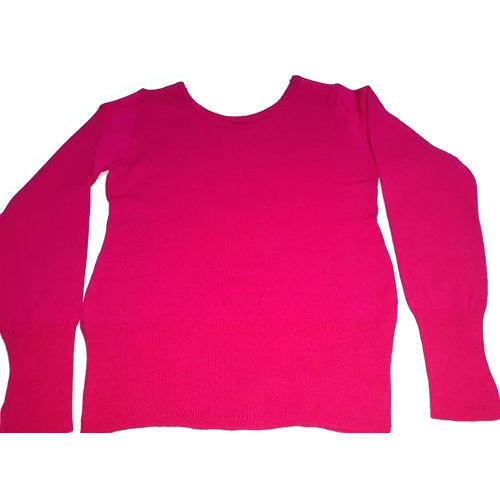 Wool Ladies Plain Sweater